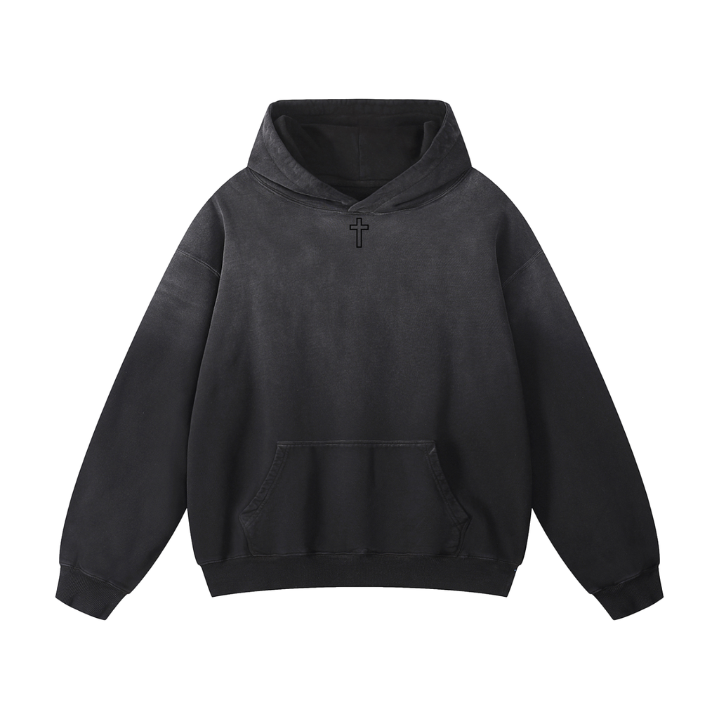 Heavy weight sun-faded hoodie